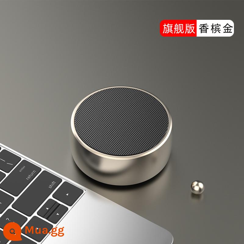 Loa Bluetooth không dây của Đức nhỏ chất lượng cao bộ sưu tập âm thanh tại nhà xe mini ngoài trời siêu loa siêu trầm - Phiên bản hàng đầu: Vàng sâm panh [Chất lượng âm thanh độ trung thực cao không bị méo tiếng HiFI + âm thanh vòm toàn cảnh + lõi kép Bluetooth 5.0]