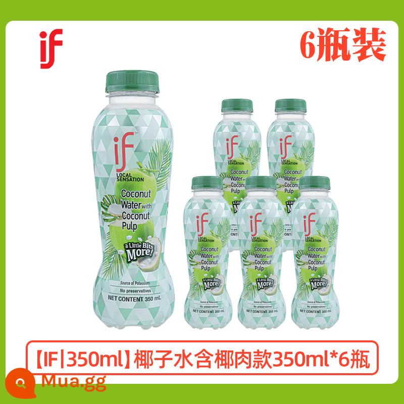 If Nước Dừa 1L*4 Chai Nước Dừa Nguyên Chất 1000ml Chai Lớn Uống Điện Giải 0 Thêm Nước Trái Cây Nhập Khẩu Từ Thái Lan - [IF丨350ml] Nước cốt dừa 350ml*6 chai