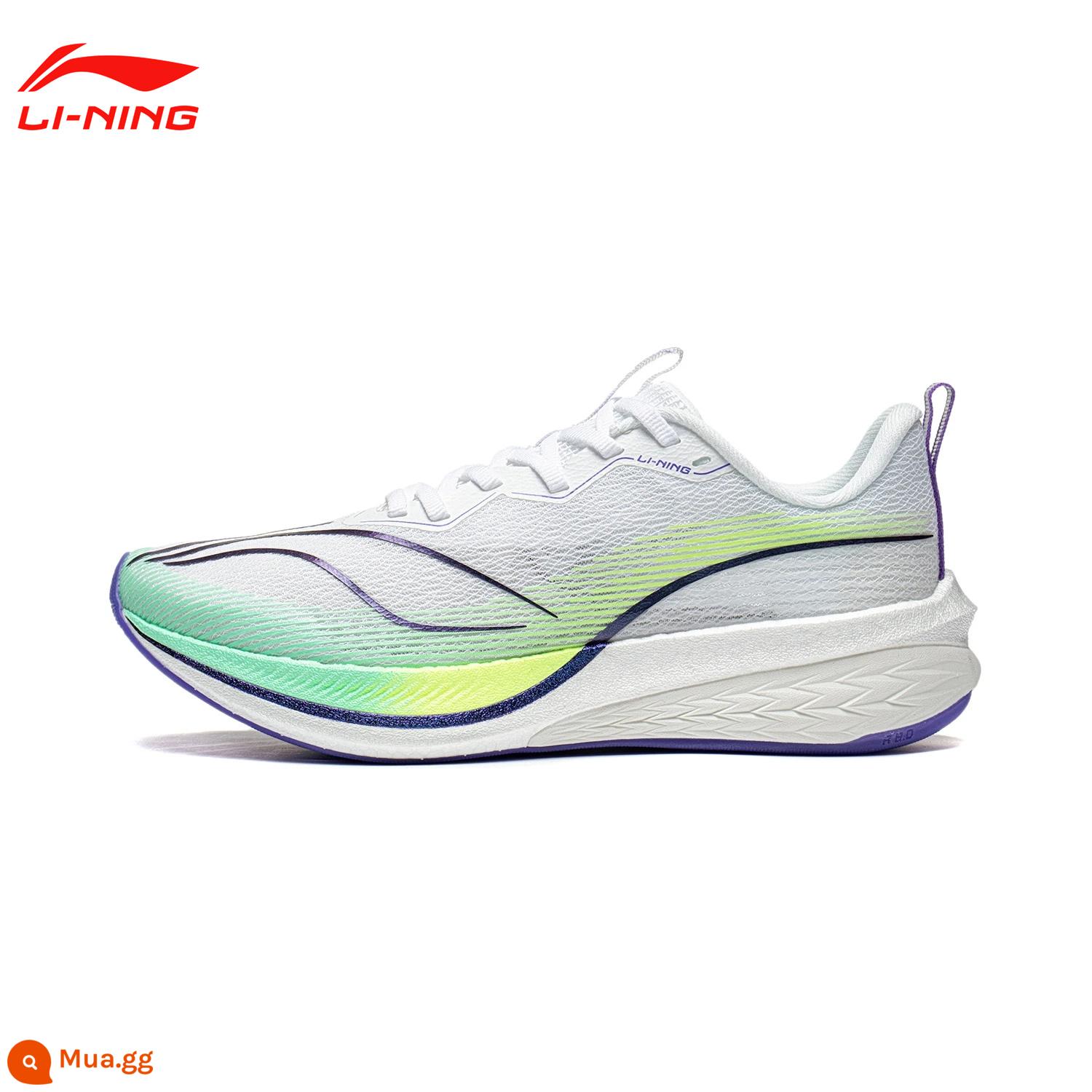 Giày chạy bộ Li Ning Chitu 5PRO dành cho nam và nữ mùa thu đông siêu nhẹ chống thấm nước thoáng khí chống sốc giày thể thao chuyên nghiệp - [Thỏ Đỏ Nữ 6pro Thu] T014-12 Trắng Tiêu Chuẩn