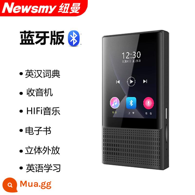 [Máy học] Newman MP3 Phiên bản Bluetooth Nghe tiếng Anh Phiên bản học sinh Walkman siêu mỏng MP4 máy nghe nhạc nhỏ di động bên ngoài Học sinh trung học cơ sở chỉ nghe các bài hát tạo tác nghe và đọc đặc biệt - Phiên bản từ điển Bluetooth màu đen