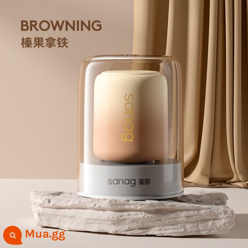 Loa không dây âm thanh Bluetooth Sanag Senna nhỏ di động mini ngoài trời loa siêu trầm siêu nặng chất lượng âm thanh cao - Hazelnut Latte [loạt màu ấm giới hạn 500 chiếc trên toàn thế giới + hộp pha lê tùy chỉnh + chất lượng âm thanh không bị méo tiếng HIFI + loa siêu trầm siêu trầm]