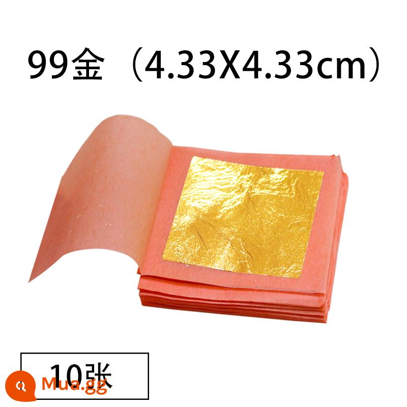 24K Lá Vàng Thật Tượng Phật Thủ Công Quà Tặng Trang Trí Tranh Trang Trí Vàng Sửa Chữa Sửa Chữa Vàng Trẻ Hóa Vàng Nguyên Chất Đĩa Bạch Kim - 99 vàng (4.33x4.33cm)-10 hình