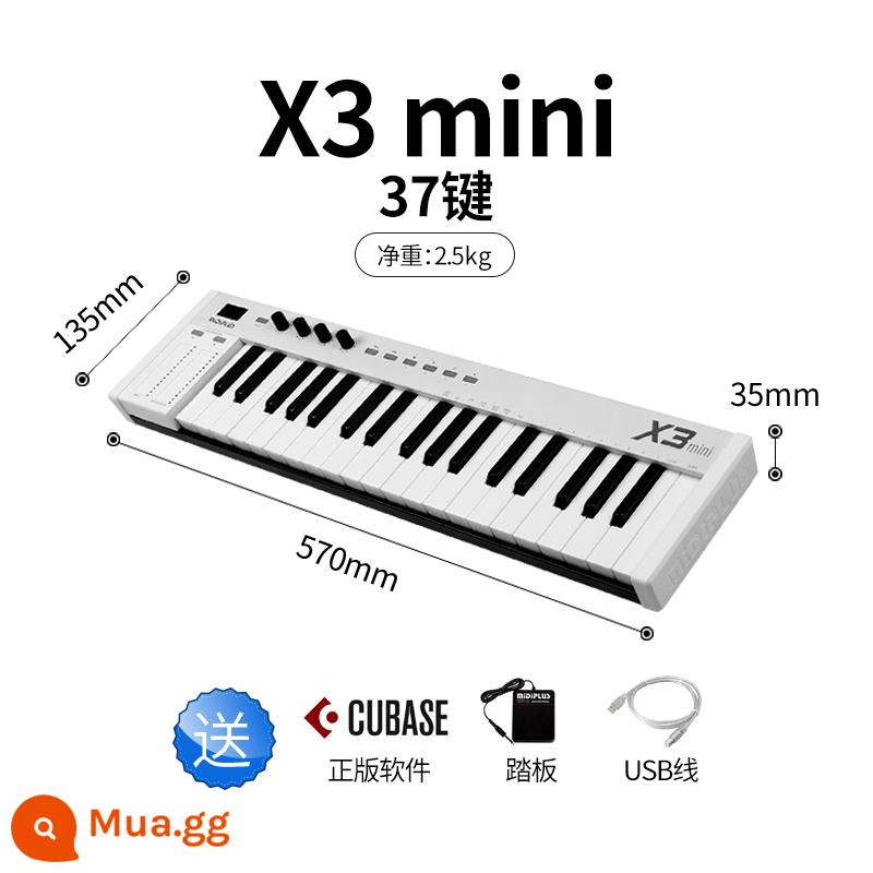 Bộ điều khiển nhạc điện tử midiplus X8III X61 49 Bàn phím midi 88 phím chuyên nghiệp - X3mini (bàn phím mini) đi kèm bàn đạp + phần mềm soạn nhạc chính hãng