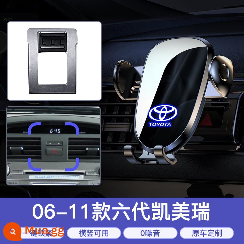 Giá đỡ điện thoại xe hơi Toyota Corolla Ralink CAMRY Rồng Châu Á Hanlanda Rồng đặt giá đỡ điện thoại di động đặc biệt RAV4 - [06-11 CAMRY thế hệ thứ sáu] Mẫu thông minh★Ổn định và có thể sử dụng theo chiều ngang