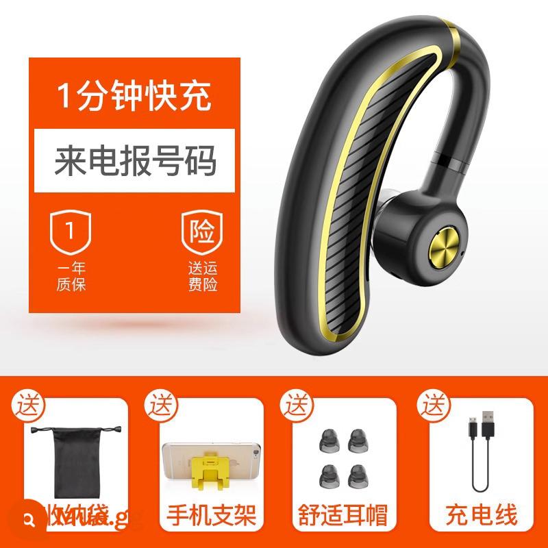 Like K21 tai nghe bluetooth không dây móc tai thời lượng pin dự phòng siêu dài pin lớn điện thoại di động một tai lái xe thể thao dành riêng cho VIVO Huawei 2022 dẫn truyền xương 2021 đôi nam mới - Phiên bản cao cấp vàng đen [sạc nhanh 1 phút + Bluetooth 5.0 + gọi 48h + gói quà lớn]