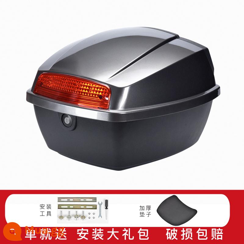 Xe điện cốp xe đa năng Yardi Emma Tailing Luyuan dày xe điện lớn bàn đạp xe máy cốp xe - Honda Xám + Dụng cụ