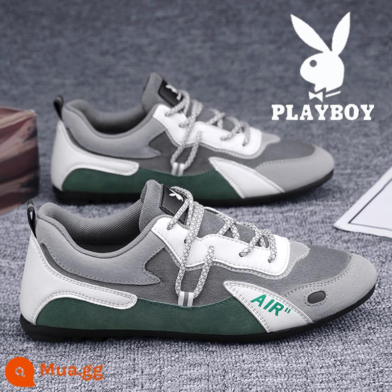 Giày Nam Playboy Forrest Gump 2023 Mùa Hè Mới Đế Mềm Giày Da Nam Thể Thao Mùa Xuân Chạy Triều Giày - 716 màu xanh lá cây