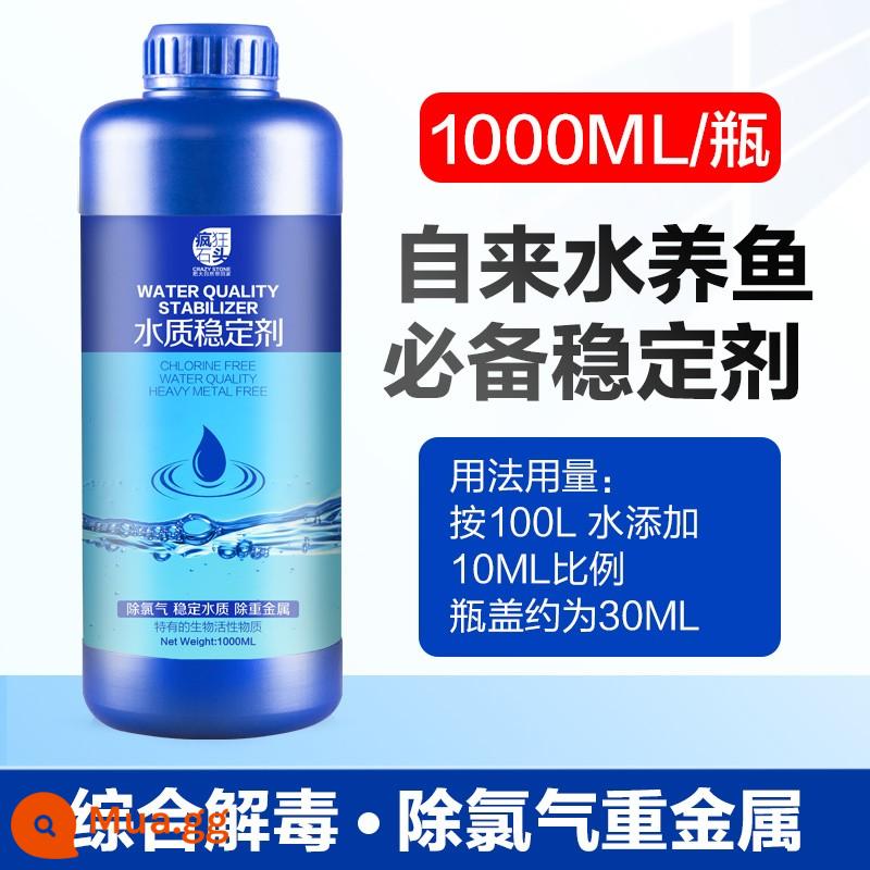 Ổn định chất lượng nước bể cá đặc biệt khử clo đại lý hồ cá nước máy khử clo ổn định nước nuôi cá nguồn cung cấp máy lọc - Chất ổn định chất lượng nước 1000ML/chai