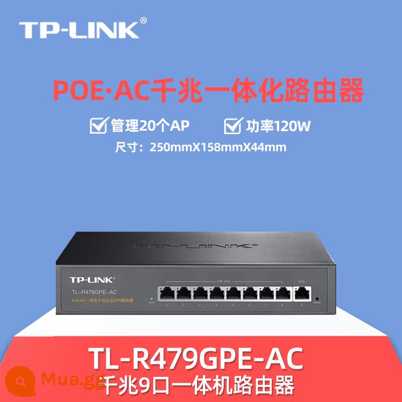 Bảng điều khiển AP không dây Gigabit WiFi6 AX3000 tần số kép 5g phủ sóng wifi toàn bộ ngôi nhà bộ mạng 86 loại bộ định tuyến treo tường cung cấp điện poe ac nhà biệt thự khách sạn thông minh - Máy chủ POE công suất cao 9 cổng Gigabit (R479GPE/công suất 120W)