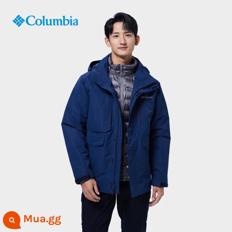 Columbia 22 New Columbia Nam Goose Down 800 Puff Áo khoác chống nước 3 trong 1 WE5602 - 464