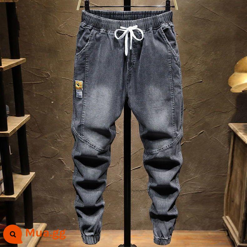 Áo khoác denim đi làm bảo hiểm lao động nam quần áo làm việc công trường xây dựng công việc xây dựng thợ hàn chống mài mòn áo khoác chống bụi bẩn - KX46 màu xám