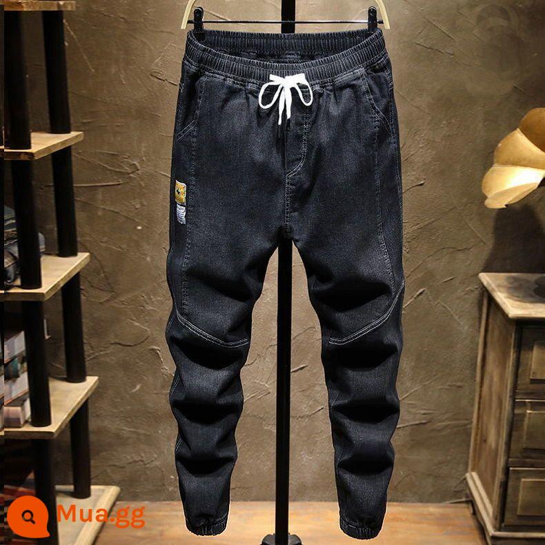 Áo khoác denim đi làm bảo hiểm lao động nam quần áo làm việc công trường xây dựng công việc xây dựng thợ hàn chống mài mòn áo khoác chống bụi bẩn - KX46 màu đen