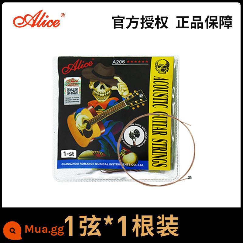 Alice Alice Dây Đàn Guitar Trọn Bộ 6 Đa Năng Dân Gian Dây Đàn Guitar Phụ Kiện Chống Gỉ Dây 1 Dây Đơn - Alice 1 chuỗi*1