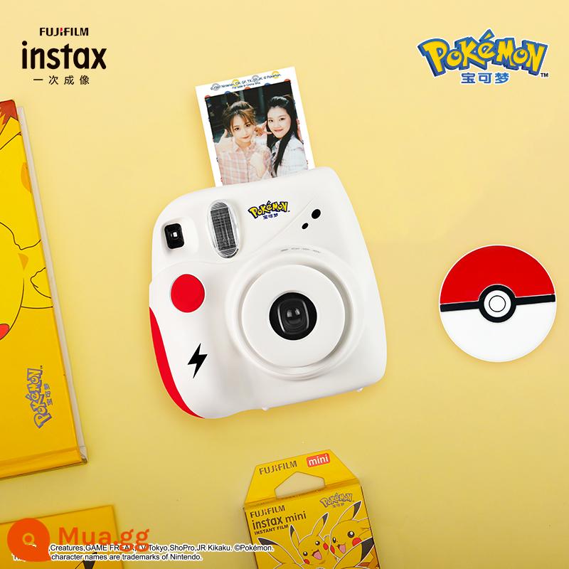 Máy ảnh Fujifilm/Fuji instax mini7+ chụp ảnh một lần Bản nâng cấp Polaroid mini7s/7c - mini7+ (Pokemon)