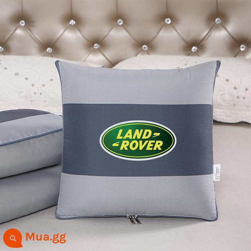 Gối và chăn đa năng ô tô 2022 xe mới đa năng đệm tựa đầu ô tô hàng ghế sau - [Land Rover màu xám] Gói đơn