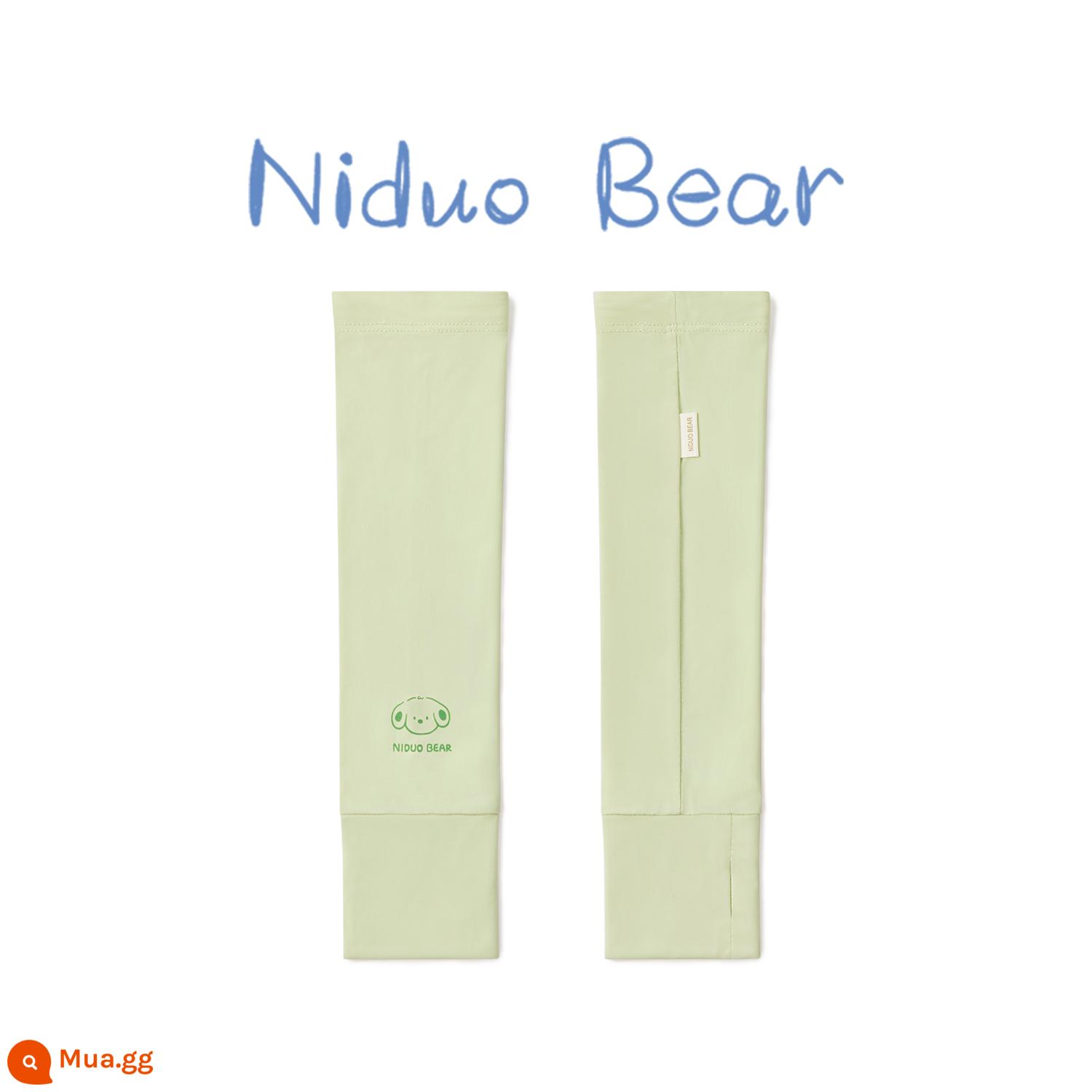 Áo chống nắng trẻ em Nido Bear 2023 tay băng cho bé cảm giác thoáng mát nhanh khô chống tia UV bé trai và bé gái tay bảo vệ cánh tay - Bộ ngón tay xanh BX002 Độ tuổi áp dụng: 1-6 tuổi