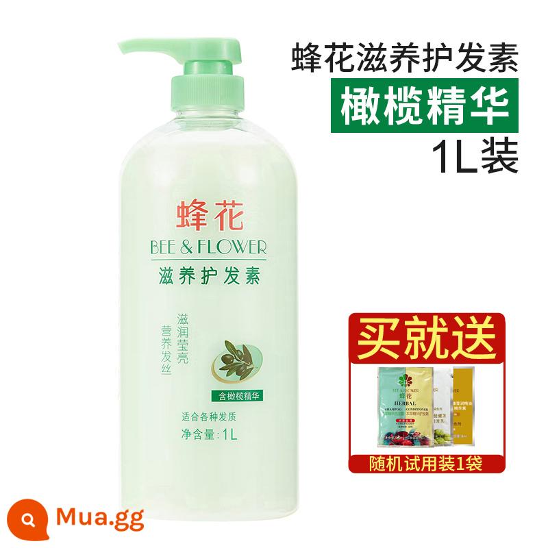 Dầu Xả Tinh Chất Protein Lúa Mì Bee Flower Silk Dinh Dưỡng Nữ Mềm Mịn, Xoăn, Khô Hàng Chính Hãng, Hàng Nội Địa Lâu Năm - Dầu xả dưỡng 1L (chứa chiết xuất ô liu)