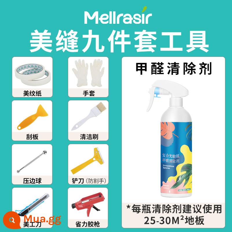 Keo keo làm đẹp đường may đại lý sàn gạch lát sàn đặc biệt chống thấm nước và chống nấm mốc bếp gia đình công cụ xây dựng bạc cao quý - Bộ dụng cụ may vá + chất tẩy formaldehyde hoàn chỉnh