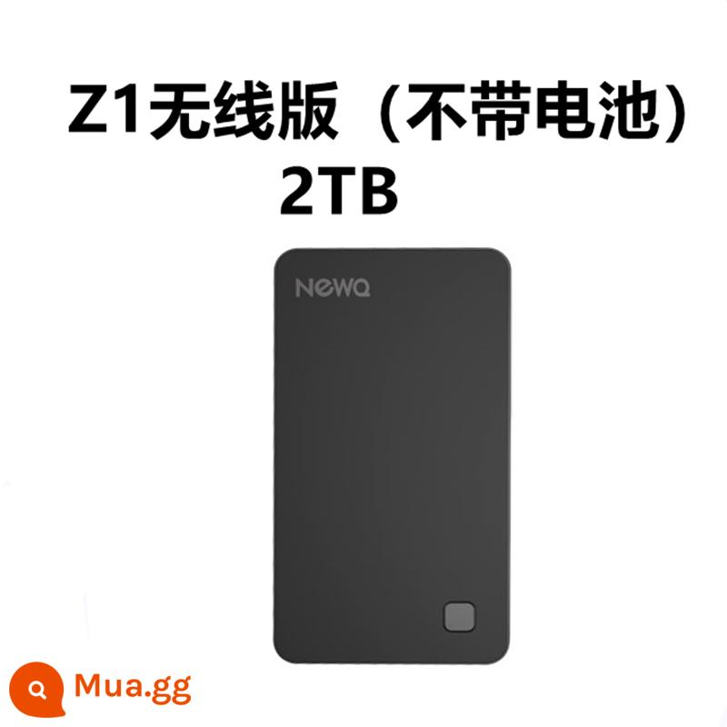 Newq Smart Wireless WiFi Portable Disk 1T Thích hợp cho Apple Huawei 2T Máy tính điện thoại di động Dual -use Cloud Disk - Phiên bản không dây Z1 2TB-Trạng thái rắn