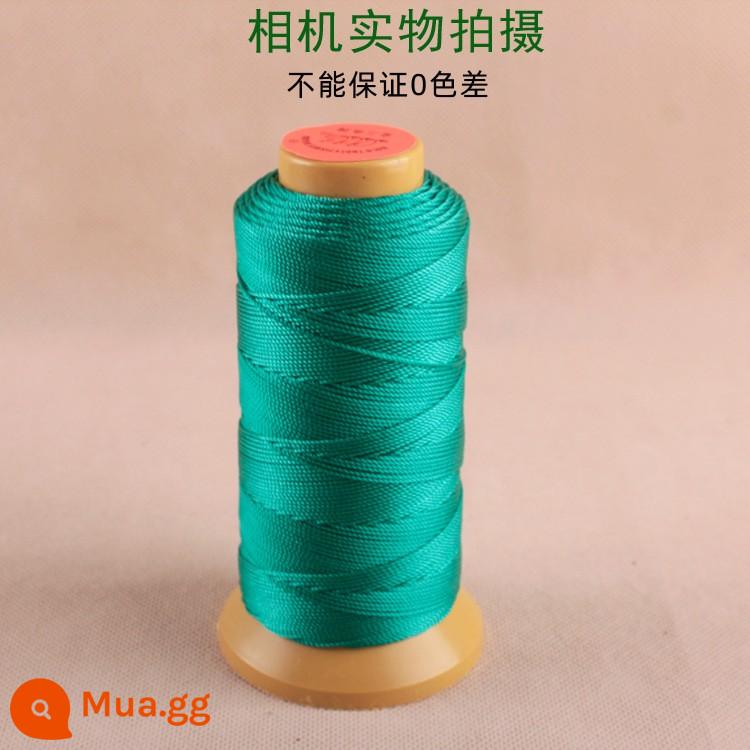 Dây hiệu ba con cá vàng làm mặt dây chuyền handmade sợi chỉ xâu chuỗi hạt đeo tay 3 6 sợi làm dây đỏ tua rua - Hồ xanh (mã màu: 2104) 9 cổ phiếu