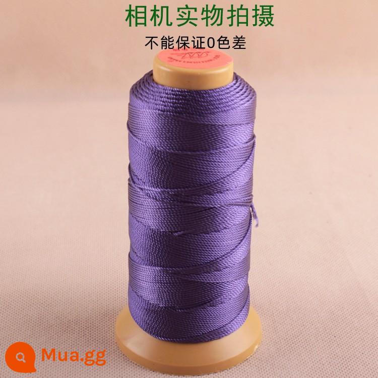 Dây hiệu ba con cá vàng làm mặt dây chuyền handmade sợi chỉ xâu chuỗi hạt đeo tay 3 6 sợi làm dây đỏ tua rua - Màu tím (số màu: 2013) 9 lượt chia sẻ