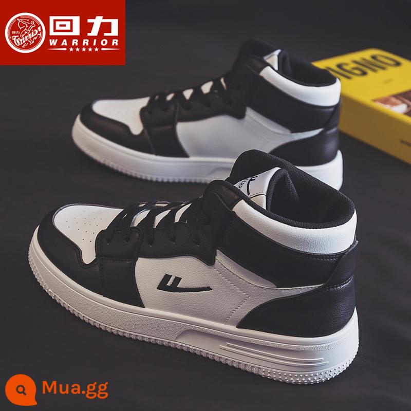 Kéo Lại Giày Nam 2022 Mới Mùa Đông Giày Nam Nhỏ Màu Trắng Mùa Thu Đông Nam Thể Thao Đôi giày Sneakers - 0544 ống cao màu đen