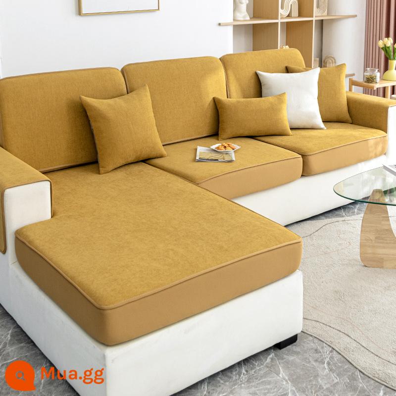 Voan Sofa Bao Gồm Tất Cả Đa Năng Bao 2023 Mới Ghế Sofa Đệm Bốn Mùa Đa Năng Bao Vải Tùy Chỉnh - Suman nâu