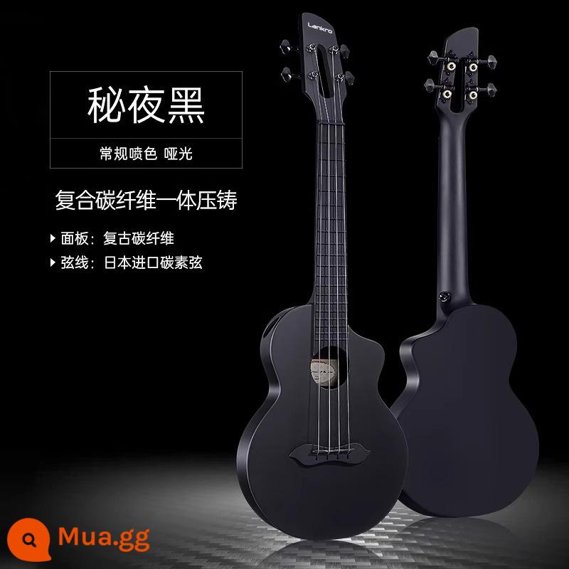 Đàn Ukulele cô gái mới bắt đầu cấp độ đầu vào trẻ em người lớn đàn guitar nhỏ cao cấp 23 inch 26 đàn Ukulele nam - Sợi carbon-23 inch [Đen đêm bí mật]