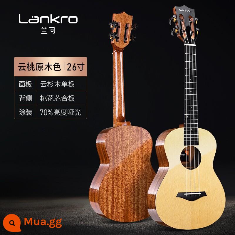 Đàn Ukulele cô gái mới bắt đầu cấp độ đầu vào trẻ em người lớn đàn guitar nhỏ cao cấp 23 inch 26 đàn Ukulele nam - Veneer - màu gỗ đào 26 inch