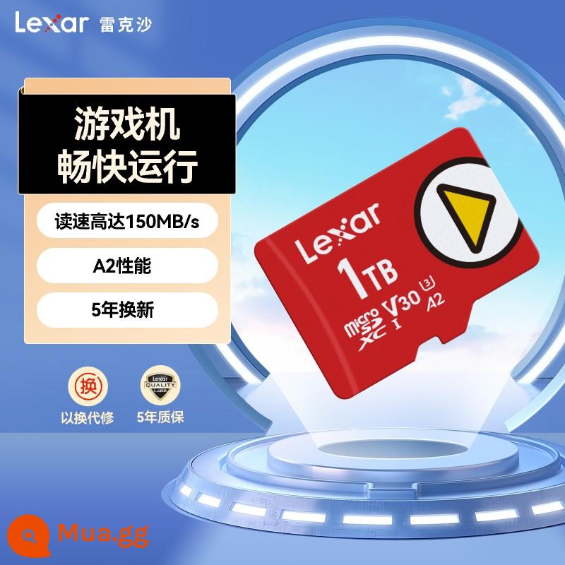 Thẻ nhớ Lexar 128G 1T điện thoại di động máy bay không người lái Thẻ nhớ MicroSD TF 256G cửa hàng hàng đầu - CHƠI 1TB(150MB/giây)