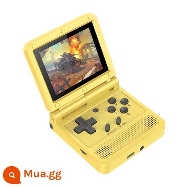 Powkiddy V90 Retro Flip Game Player 3.0 IPS HA - xám nhạt