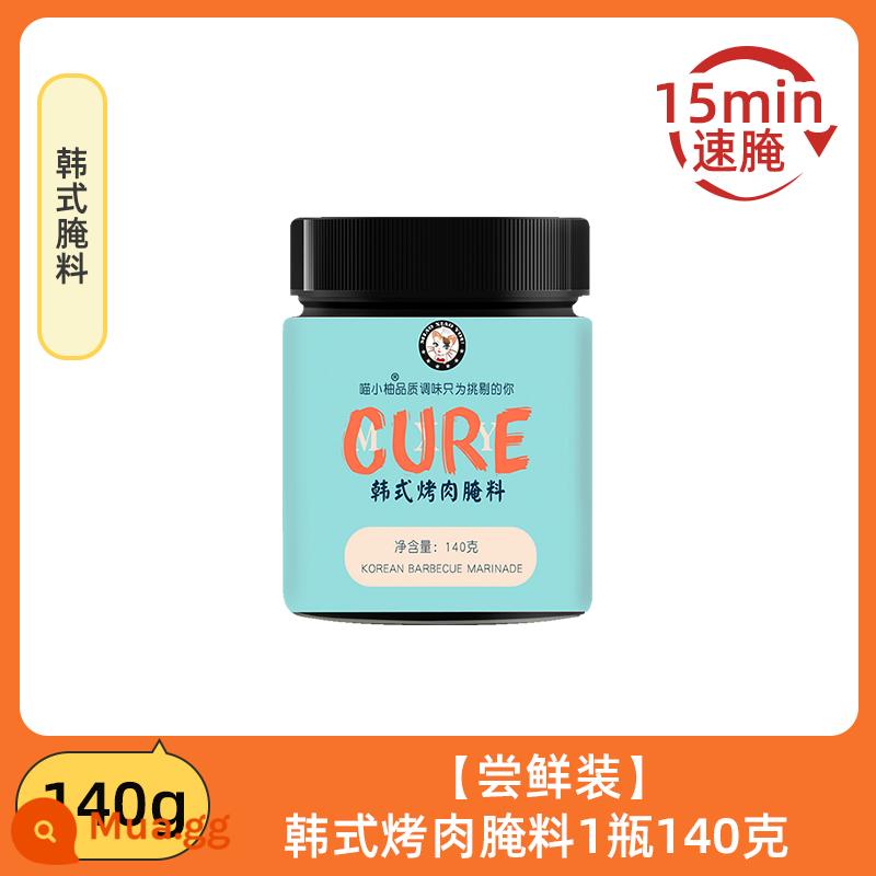 Gia vị ướp thịt nướng Hàn Quốc Thịt ba rọi cánh nướng Gia vị nướng Hàn Quốc Gia vị xiên thịt heo xông khói gia vị nha - [Gói Hương Vị] Nước Sốt BBQ Hàn Quốc 1 Chai 140g