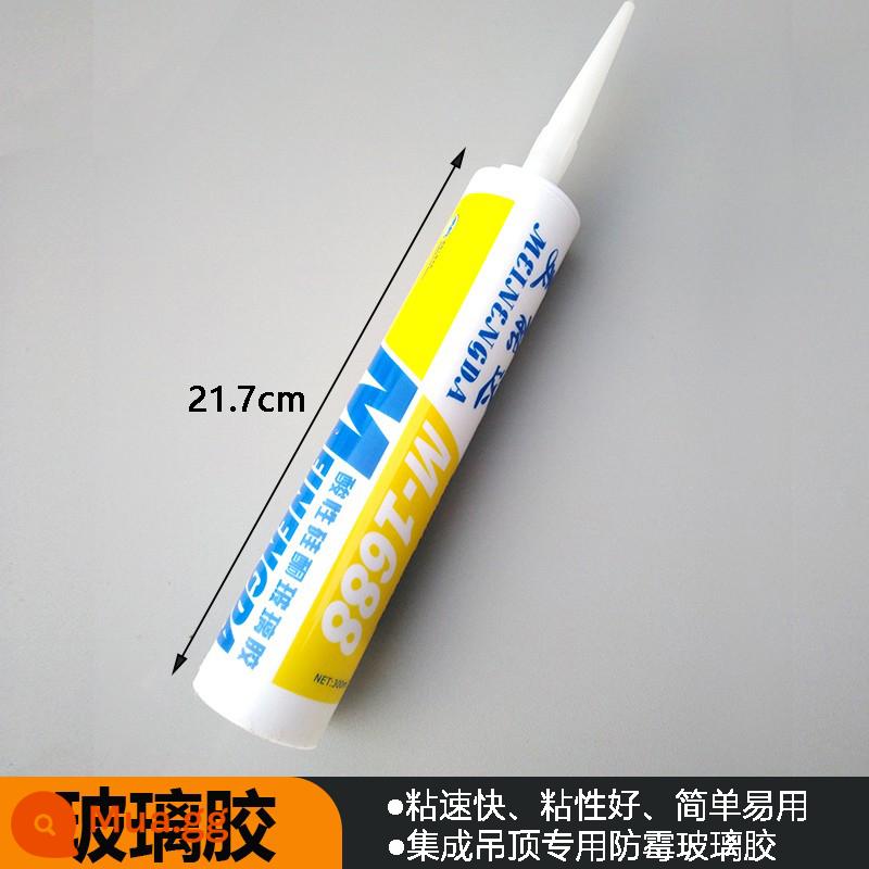 Trần tích hợp với tấm khóa nhôm vật liệu dải cạnh keel hình tam giác ke chính keel vít móc treo bộ phụ kiện đầy đủ - Keo dán kính chống nấm mốc nhanh khô