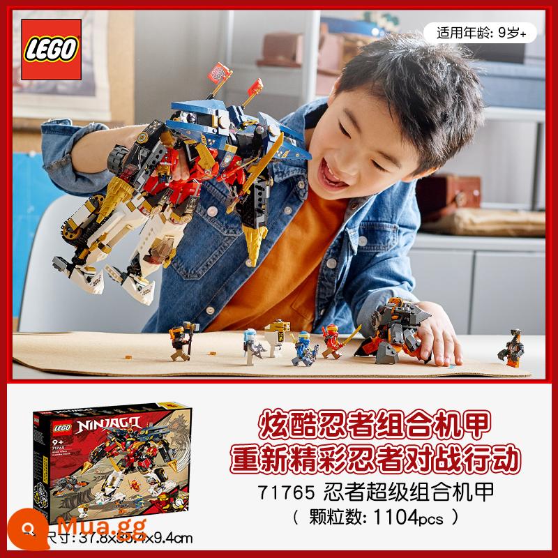 LEGO LEGO Ninjago Series 71765 Ninja Super Combination Mech Toy Khối xây dựng Gift Boy - 71765 Máy móc siêu kết hợp Ninja