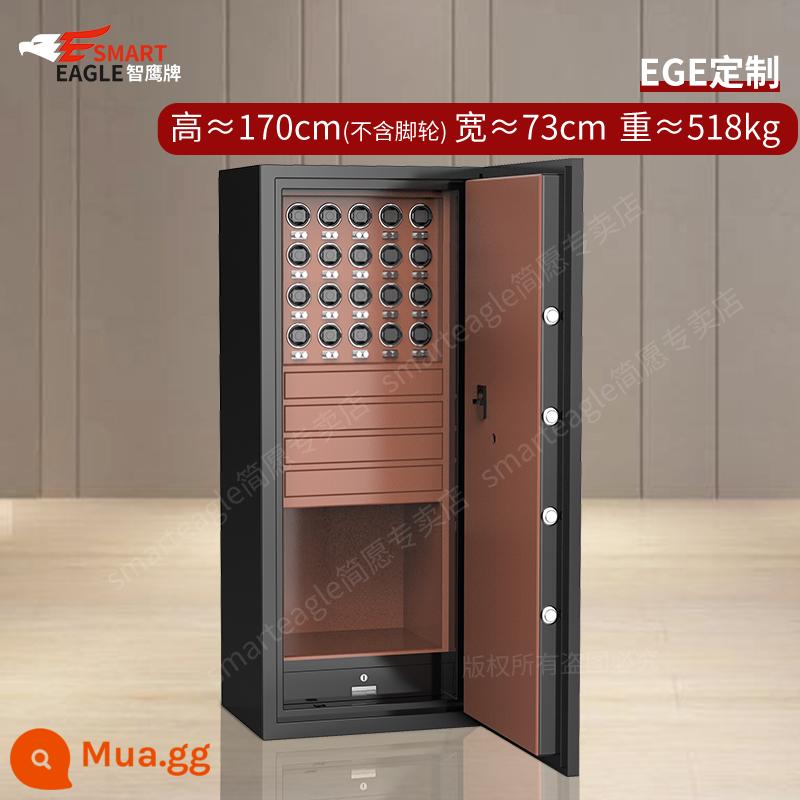 Hàn Quốc nhập khẩu Smarteagle Smart Eagle Blocks 3C Mật khẩu dấu vân tay được chứng nhận Home Hộp cao -Hộp lưu trữ vô hình lớn của Tập đoàn tùy chỉnh chống cháy để xem - [Mẫu tùy chỉnh trong kho] Chiều cao EGE 170CM (20 vị trí bàn + 4 ngăn kéo + diện tích không gian)