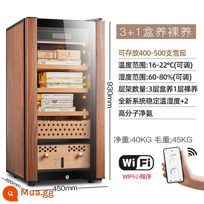 Freierman HM-70 Máy Nén Tủ Xì Gà Nhiệt Độ Và Độ Ẩm Không Đổi Hộ Gia Đình Gỗ Tuyết Tùng Rượu Vang Đỏ Máy Tạo Độ Ẩm - Hộp 3+1 dưỡng chất màu da [amoniac tinh khiết polymer]