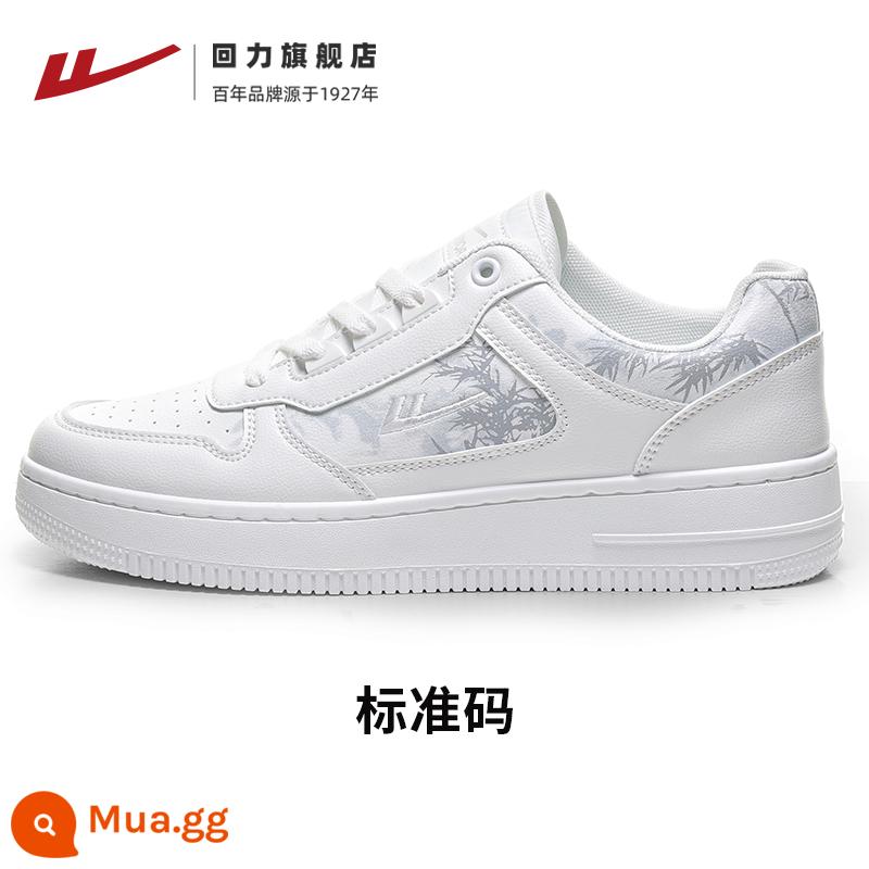 Kéo Lưng Giày Nam Mùa Hè 2023 Thời Trang Mới Tất Cả Giày Nam Phong Cách Cổ Điển Thoáng Khí Thể Thao Nam Sneakers - 1599-Tranh mực [trắng]