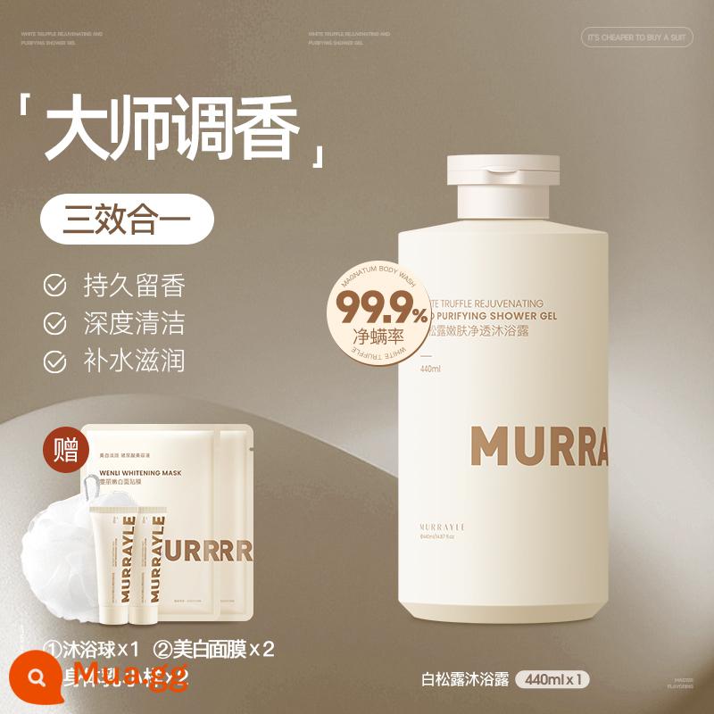 Sữa tắm nước hoa lưu hương lâu 72h nữ dưỡng ẩm thu đông nam axit trái cây chính hãng set emulsion - [Master Perfume] Sữa Tắm Hương Truffle White 440ml