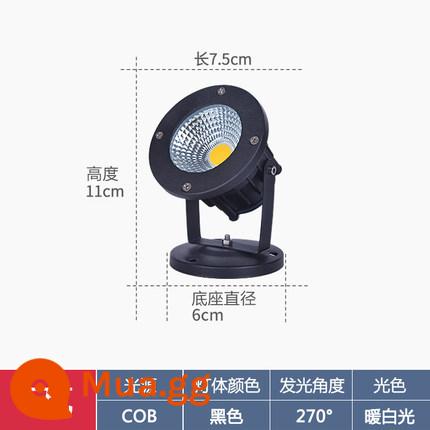 Miễn phí vận chuyển led3w trong nhà đèn sân khấu tủ trưng bày tủ rượu phòng ngủ nền tường ảnh đèn tường tổng thể tủ phản đèn - Mô hình chống nước ánh sáng ấm áp 5W (mô hình loạn thị)