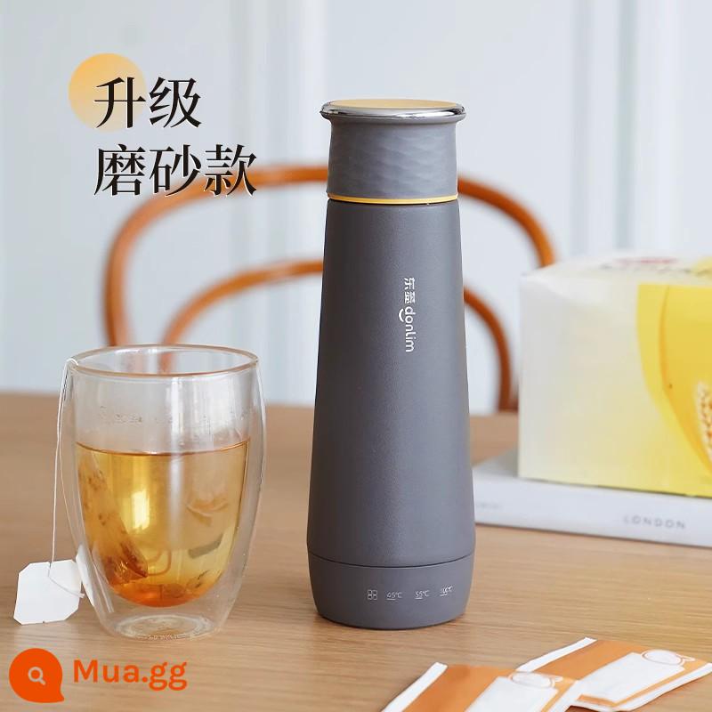 Dongling điện cốc cách nhiệt hoàn toàn tự động nhỏ mini du lịch di động hộ gia đình sưởi ấm cốc nước - Hợp kim titan màu xám-