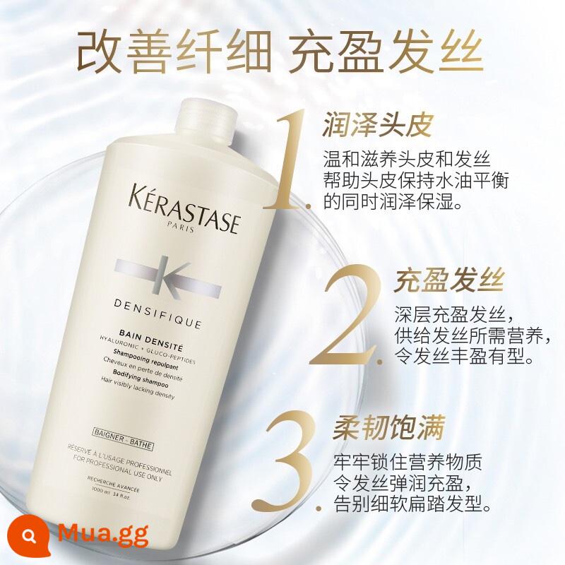 Dầu Gội Kérastase Paris 1000ml Platinum Phục Hồi Gốc Kim Cương Đen Chăm Sóc Đặc Biệt Chức Năng Kiểm Soát Dầu Đôi Nuôi Dưỡng Trị Gàu Mềm Mại - Dầu gội phục hồi và tạo độ phồng Platinum 1000ml dành cho tóc mỏng và dễ gãy