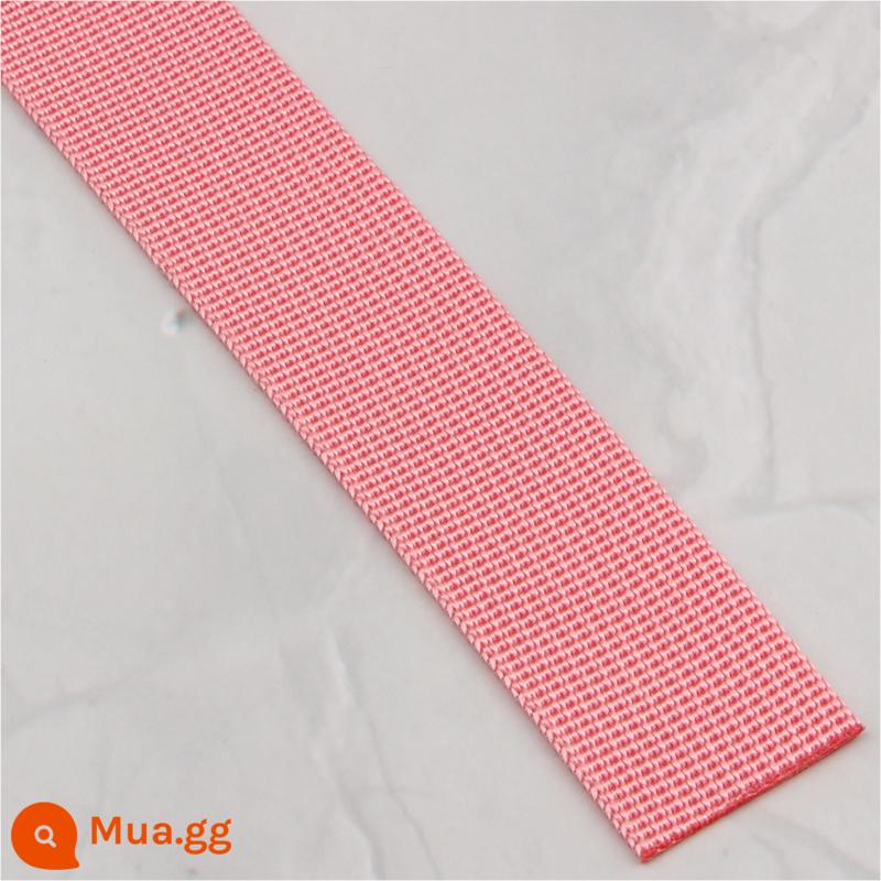 1.5-5CM Ruy Băng Nylon Hố Hoa Văn Màu Mã Hóa Lưng Túi Thay Thế Dây Đeo Vai Dây Đeo Túi Tự Làm Phụ Kiện Phụ Kiện - Vải gợn sóng mã hóa màu hồng baby