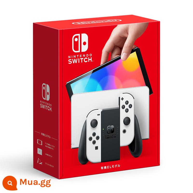 Bảng điều khiển trò chơi gia đình Nintendo Switch NS phiên bản nâng cao tuổi thọ pin cầm tay Bảng điều khiển trò chơi cảm ứng OLED mới NS Pro Phiên bản tiếng Nhật giao hàng tận nơi oled - OLED đen trắng