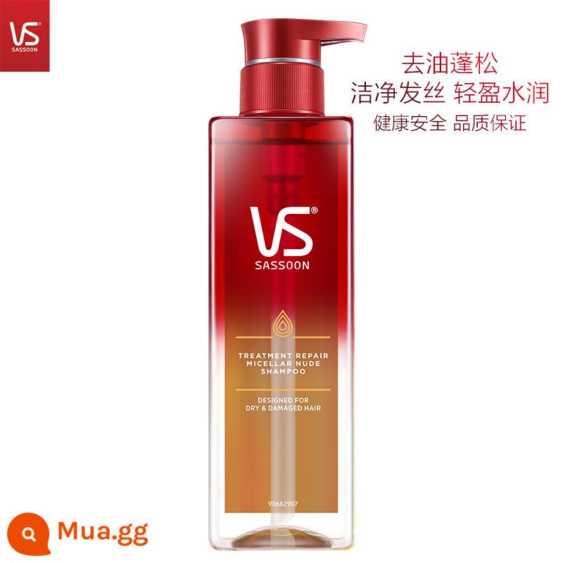 VS Sassoon Dầu Gội Sửa Chữa Dưỡng Ẩm Trị Gàu Trị Ngứa Nam Bộ Dầu Gội Dưỡng Ẩm Nữ - [Dầu gội] Dầu dưỡng tóc Nudive Feel 0 Silicone 500ml (tóc khô)