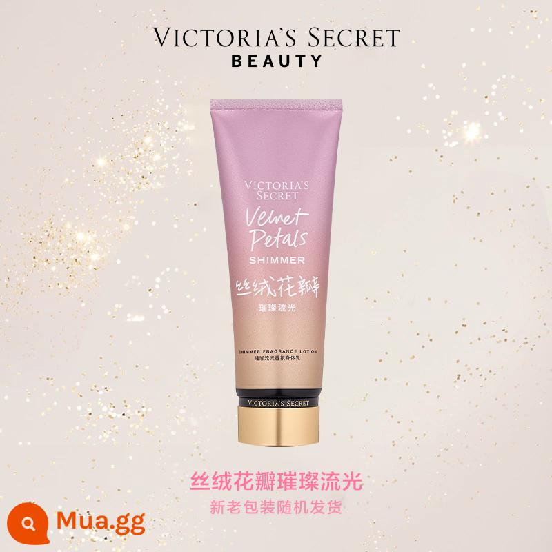 【Mua ngay】Sữa dưỡng thể hương thơm Victoria's Secret Velvet Petal Sữa dưỡng thể - [Mặt hàng bán chạy] Velvet Petals Brilliant Streaming (với ánh kim tuyến mịn)