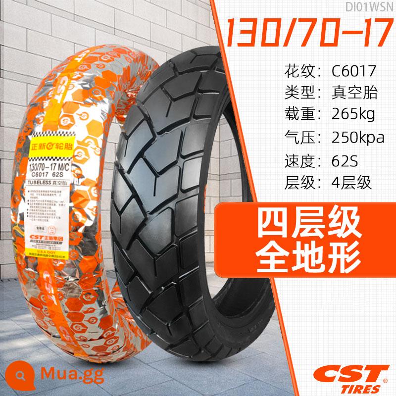 Lốp không săm xe máy Zhengxin Tire 90/100/110/120/130/140/150/60/70/80-17 inch - 130/70-17 Zhengxin (lốp chống trượt mọi địa hình)