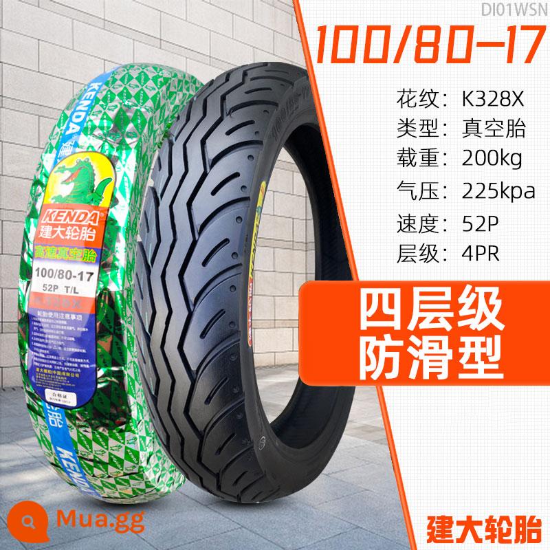 Lốp không săm xe máy Zhengxin Tire 90/100/110/120/130/140/150/60/70/80-17 inch - Lốp không săm chống trượt 100/80-17Jianda