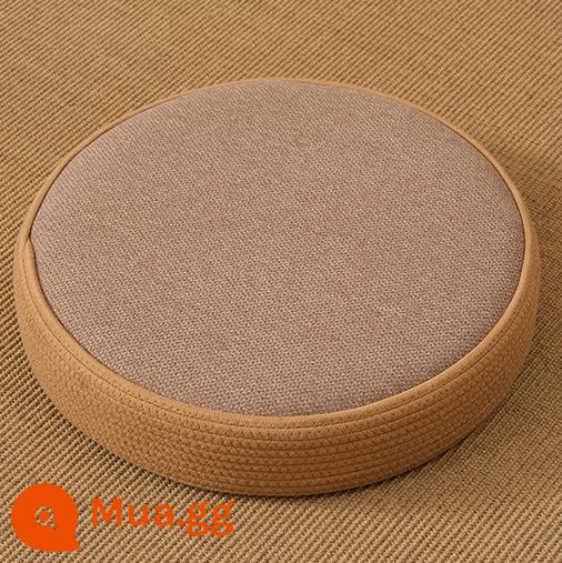 Nhật Bản Futon Đệm Phòng Khách Ban Công Cửa Sổ Vịnh Tất Nam Hộ Gia Đình Tầng Dày Thờ Phật Ngồi Trụ Thiền Thiền Đệm - Khaki