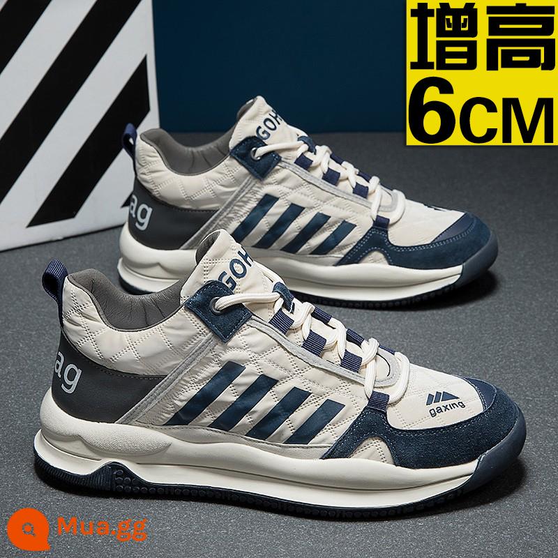 Giày Nam Mùa Đông Mới 2022 Plus Giày Cotton Nhung Forrest Gump Giày Thể Thao Nam Giày Sneaker Tất Cả Trận Giày Thời Trang Cũ - Milan (tăng chiều cao)