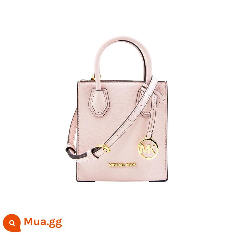 [Tự vận hành] MICHAEL KORS MK Ms. MERCER túi xách Messenger một vai nhỏ túi nhạc - 35S1GM9T0L PHẤN MÀU ĐEN+hồng